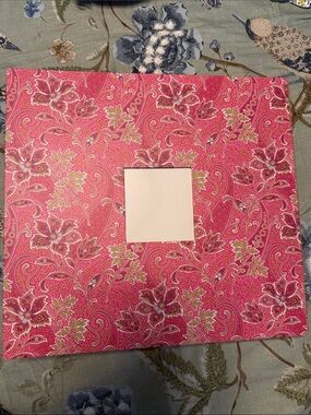 Anna Griffin Scrapbook Album Simply Paisley New Pink Red Floral